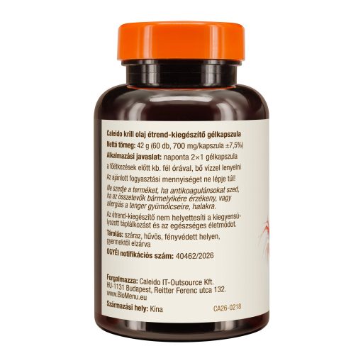 Caleido Ulei de Krill capsulă gel 60 buc