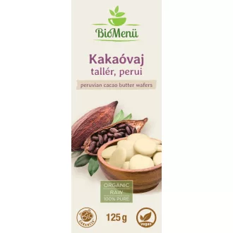 BioMenü bio taler de Unt de Cacao Peru 125 g imagine produs