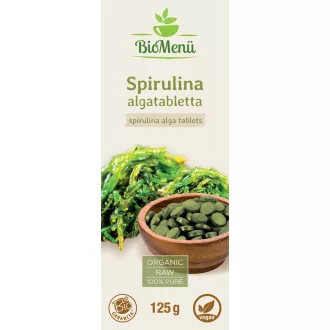 BioMenü bio Spirulina Alga comprimat 125 g imagine produs