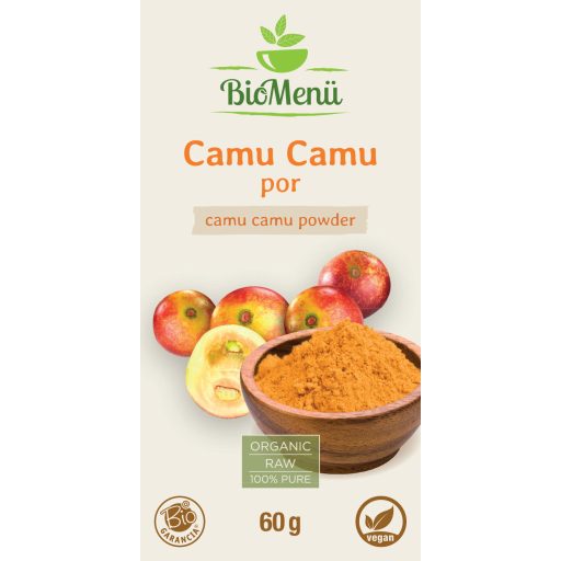 BioMenü bio Camu Camu pudră 60 g etichetă