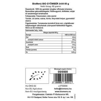 BioMenü bio Ghimbir pudră 60 g imagine produs