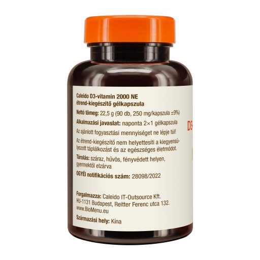 Caleido Vitamina D3 2000 UI gel capsule 90 buc