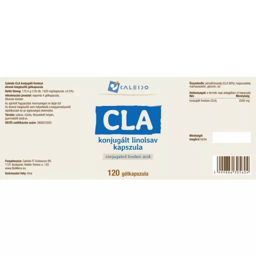 Caleido CLA gel capsule 120 buc materie primă