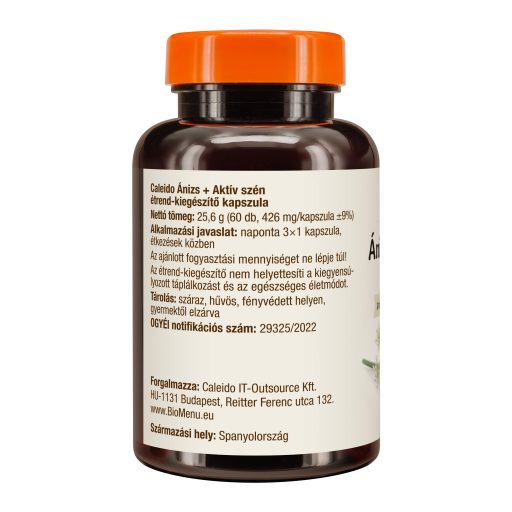 Caleido Anason + Cărbune Activ capsule 60 buc