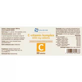 Caleido Vitamina C Complex 1000 mg comprimate 60 buc imagine produs