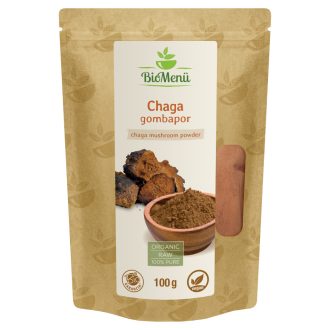 BioMenü bio Chaga ciupercă pudră 100 g imagine produs