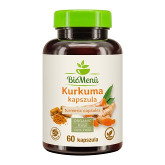 BioMenü bio Turmeric (Curcuma) capsulă 60 buc imagine produs