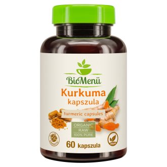 BioMenü bio Turmeric (Curcuma) capsulă 60 buc imagine produs