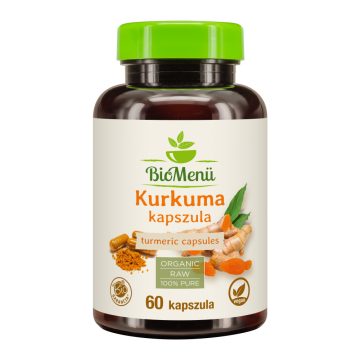 BioMenü organic Turmeric capsulă 60 buc