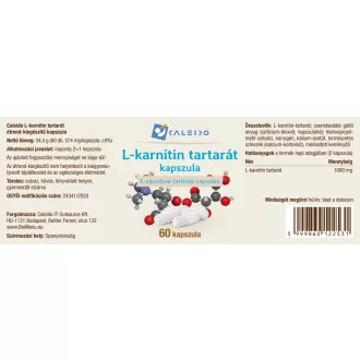 Caleido L-carnitina Tartrat capsule 60 buc imagine produs