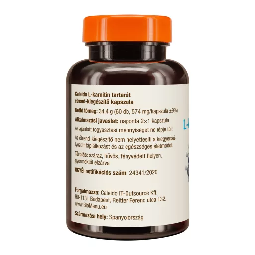 Caleido L-carnitina Tartrat capsule 60 buc