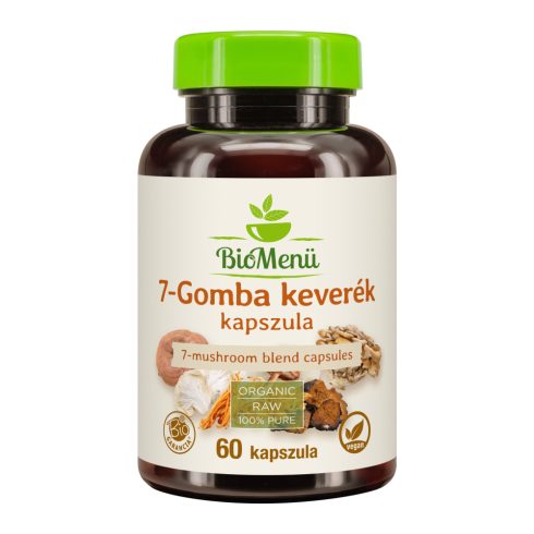 BioMenü bio mix de 7-Ciuperci capsule 60 buc