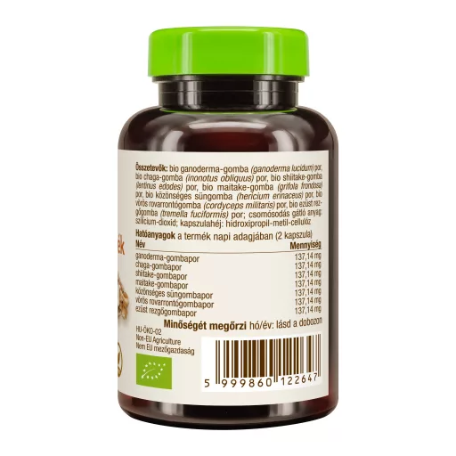 BioMenü bio mix de 7-Ciuperci capsule 60 buc