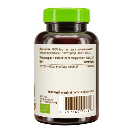 BioMenü bio Moringa capsulă 60 buc
