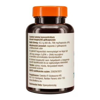 Caleido Concentrat Ulei de Peste capsulă gel 60 buc imagine produs