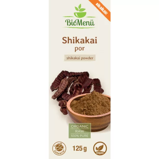 BioMenü bio Shikakai pudră 125 g etichetă