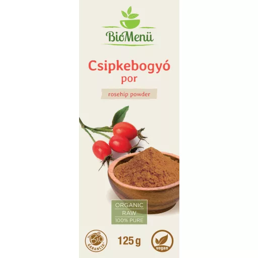 BioMenü bio Măces pudră 125 g etichetă