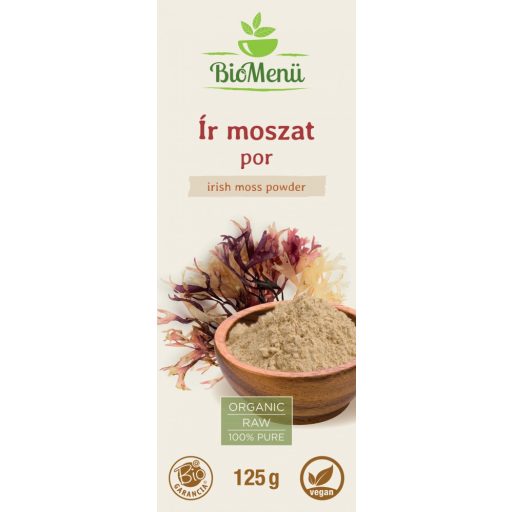 BioMenü bio Irlandeza Alga pudră 125 g etichetă