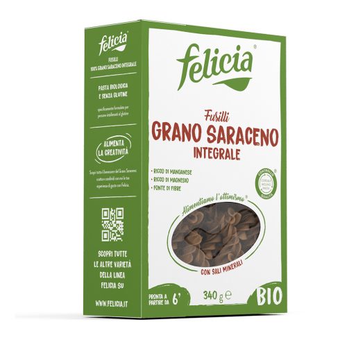 Felicia bio paste gluten free din hrisca fusilli 250 g