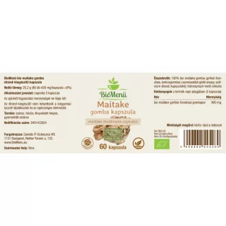 BioMenü Bio Maitake ciupercă capsulă 60 buc imagine produs
