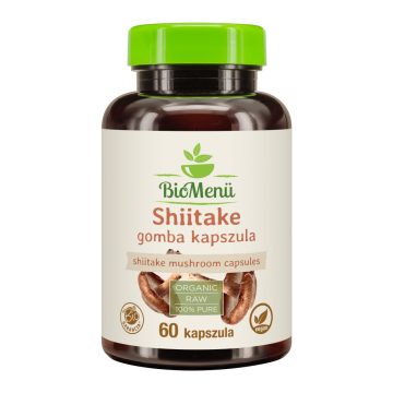 BioMenü Bio Shiitake ciupercă capsulă 60 buc