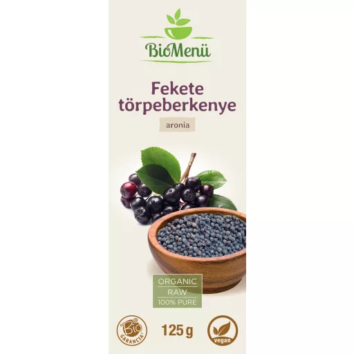 BioMenü Bio Aronia 125 g etichetă