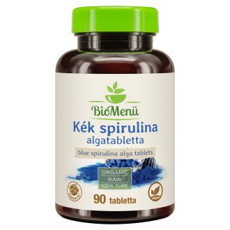 BioMenü Bio Albastru Spirulina Alga comprimat 90 buc imagine produs