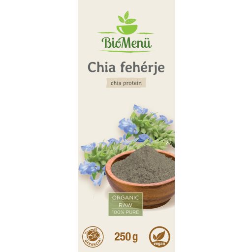 BioMenü Bio Chia Proteine ​​250 g etichetă