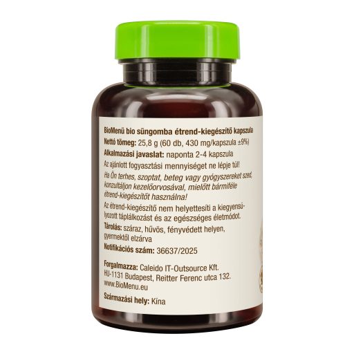 BioMenü Bio Coama de Leu Ciupercă capsulă 60 buc