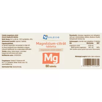 Caleido Citrat de Magneziu comprimate 60 buc imagine produs