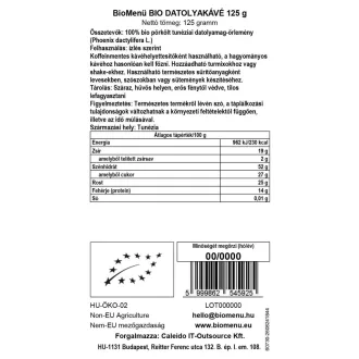 BioMenü Cafea cu curmale 125 g imagine produs
