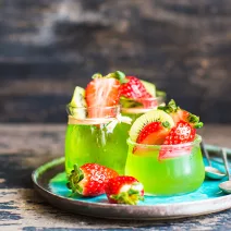 Jeleu de fructe cu colagen, făcut în casă